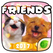 Keyboard Sticker Pet Friends