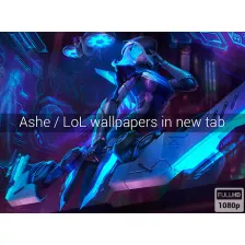 Ashe League of Legends Wallpapers New Tab