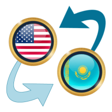 US Dollar to Kazakhstani Tenge