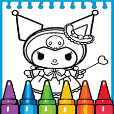 Kawaii Kuromi coloring book