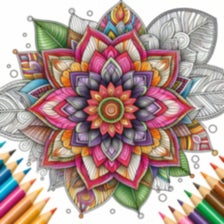 Mandala Color by Number Book