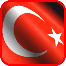 Türkiye bayrağı canlı duvar kağıdı