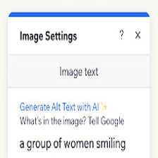 AI Alt Text for Wix