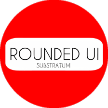 Substratum Rounded UI OreoNougat Theme