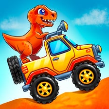 Dinosaur truck car games: dig