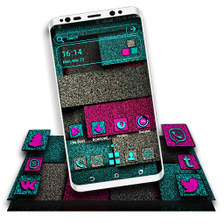 Glitter Tiles Launcher Theme