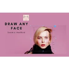 Draw any face - Loomis method