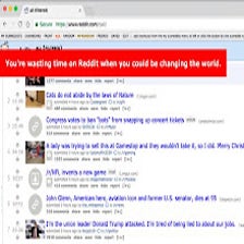 Time Wasting Banner For Google Chrome Extension Download
