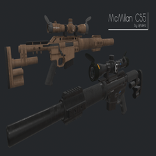 McMillan CS5 - A Standalone Sniper Rifle for Fallout 4 - Mod Download