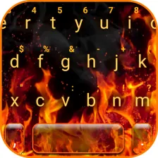 Burning Fire Keyboard Theme