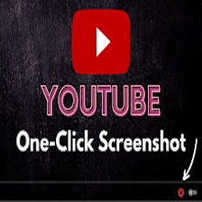 YouTube One-Click Screenshot