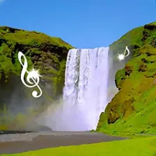 Waterfall Wallpaper With Sound