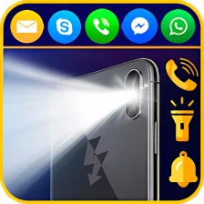 Flash on Call  SMS: Super LED Flashlight