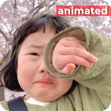 Korean Baby Animated WaSticker