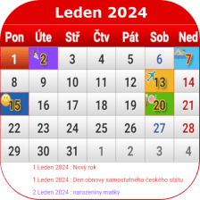 Czech Calendar 2017