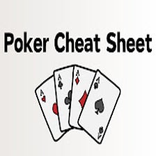 Poker Cheat Sheet