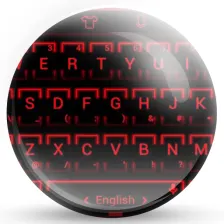 Keyboard Theme Neon 2 Red
