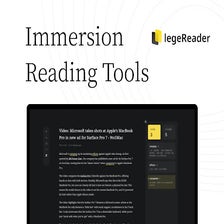 LegeReader - Immersion Reading Tools