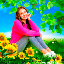 Nature Photo Frames Stickers for Android - Download