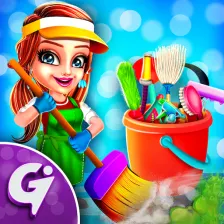 Girls Home Cleaning Games