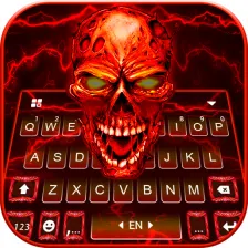 Horror Lightning Devil Keyboard Theme