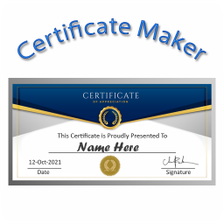 Certificate Maker and creator