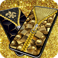 Gold Zipper Screen Lock