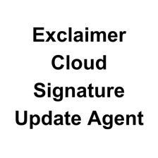 Exclaimer Cloud Signature Update Agent - Download