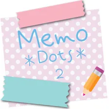 Sticky Memo Notepad Dots 2