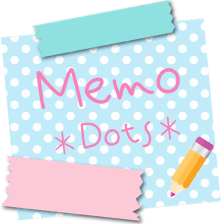 Sticky Memo Notepad Dots