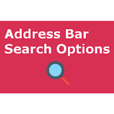 Address Bar Search Options