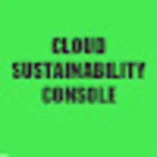Cloud Sustainability Console