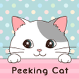 プログラムのアイコン：Peeking Cat Theme HOME