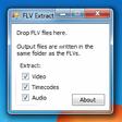 Ícone do programa: FLV Extract
