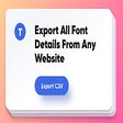 Font Export