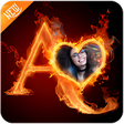 程序图标：Fire Text Photo Frame