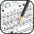 Doodle Sms Keyboard Theme