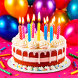 أيقونة البرنامج: Happy Birthday Wishes Sti…