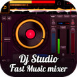 程序图标：DJ Studio-Fast Music Mixe…