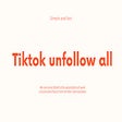 Tiktok unfollow all icon