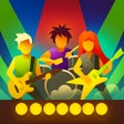 Biểu tượng của chương trình: Band Clicker Rock The Sta…