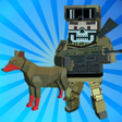 プログラムのアイコン：Blocky Combat Swat Zombie…