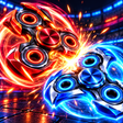 程序图标：Fidget Spinner Fight Batt…