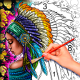 プログラムのアイコン：Coloring - Color by Numbe…