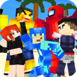 Programikonen: Hero Champions: Blocky-Ve…