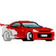 Icon of program: Racing Cars Pixel Art Col…