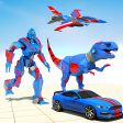 Dinosaur Robot Car Games