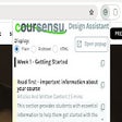 Coursensu - Design Assistant