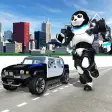 Panda Robot Car Game: Police Car Robot Transform
