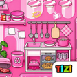 Иконка программы: Tizi Town - Pink Home Dec…